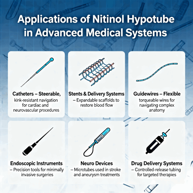 Applications of Nitinol Hypotube Our product
