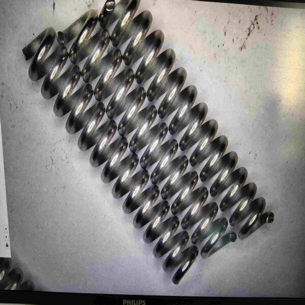 nitinol compression spring bright surface